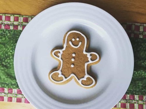 COOKIE CUTTERS Craft Buttons  1ST CLASS POST Gingerbread Men Food Christmas