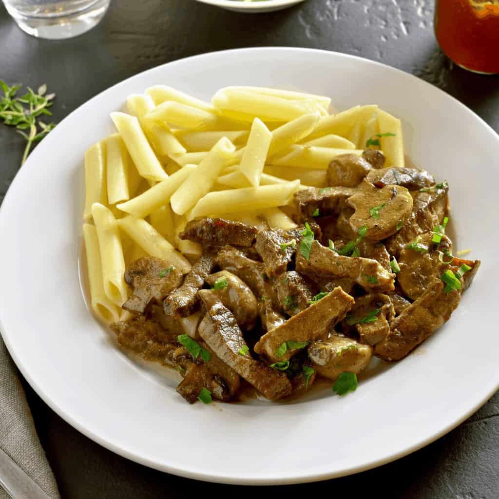 Beef Stroganoff