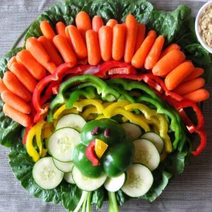 Turkey veggie platter